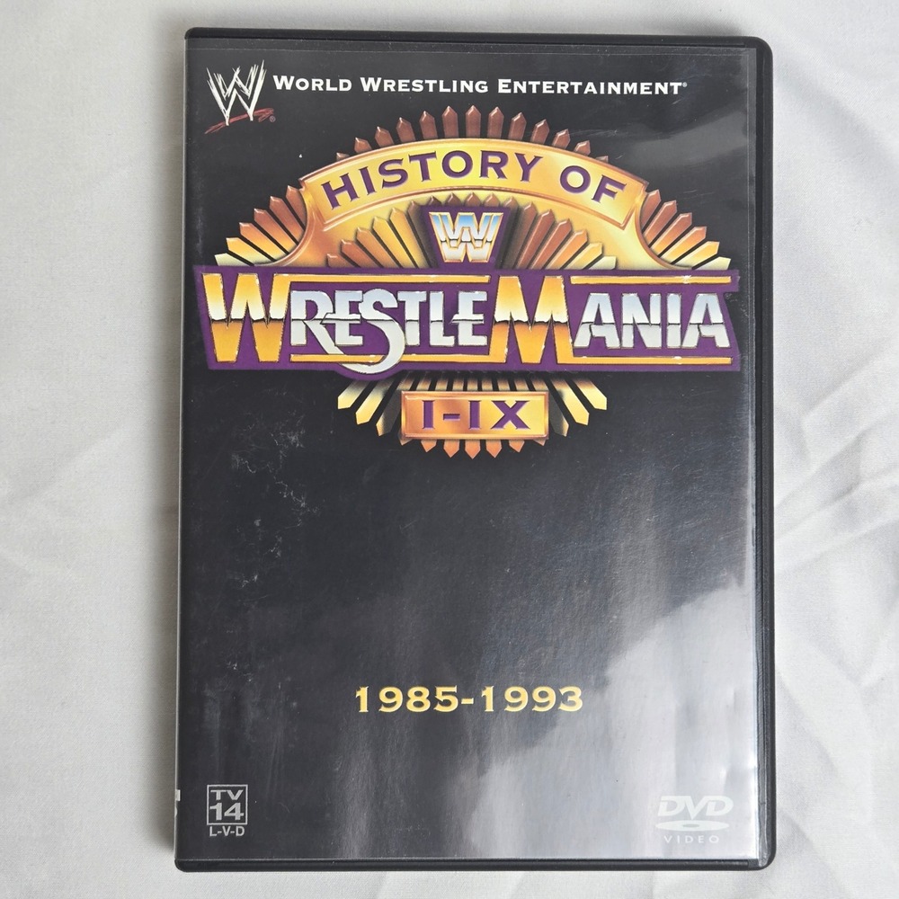 WWE History Of WrestleMania I-IX 1985-1993 DVD